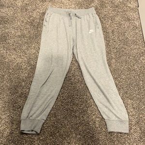 Grey Nike Joggers, Size: S